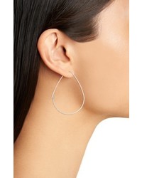Nashelle Threader Teardrop Hoop Earrings