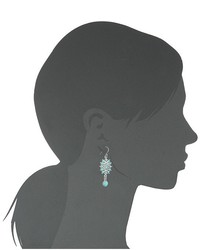 Lucky Brand Turquoise Squash Blossom Earrings Earring