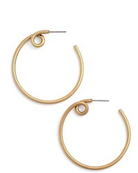 Marc Jacobs Twisted Hoop Earrings