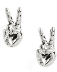 Marc Jacobs Victory Hand Stud Earrings
