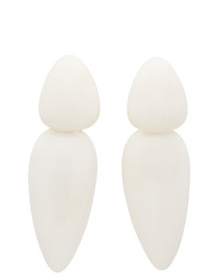 Monies White Sao Paolo Earrings