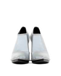 Alexander Wang Silver Cara Stretch Boots