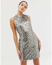 French Connection Teardrop Embellished Bodycon Dress