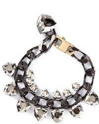 Lanvin Crystal Embellished Bracelet