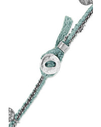Brooke Gregson Sterling Silver Silk And Diamond Bracelet