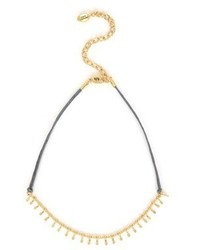 Juicy Couture Cord And Fancy Chain Choker