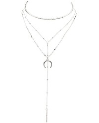 Charlotte Russe Embellished Choker Statet Necklaces 3 Pack