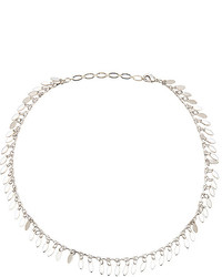 Five And Two Lena Choker In Metallic Silver