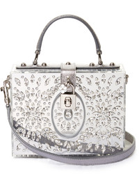 Dolce & Gabbana Dolce Box Embellished Plexiglass Bag