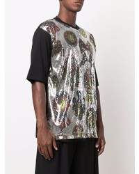 VERSACE JEANS COUTURE Sequin Embellished T Shirt