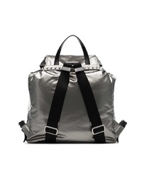 Prada Metallic Stud Embellished Leather Backpack