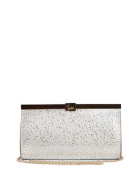 Christian Louboutin Small Palmette Crystal Embellished Clutch