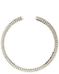 Charlotte Russe Curved Rhinestone Choker Necklace