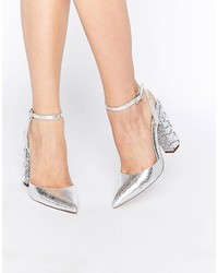 Asos Collection Playground Embellished Pointed High Heels