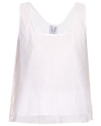 Thierry Colson Pablo Embellished Cotton Top