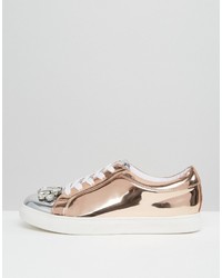 Asos Disco Wide Fit Embellished Sneakers