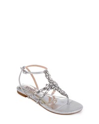 Badgley Mischka Hampden Crystal Embellished Sandal