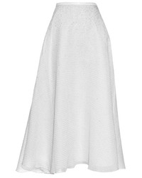 Silver Embroidered Skirt
