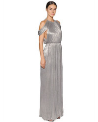 Maria Lucia Hohan Draped Lame Viscose Jersey Gown