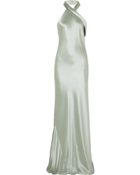 Galvan Pandora Silk Satin Gown