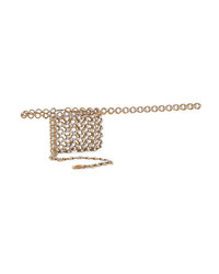 Laura Lombardi Gold And Silver Tone Belt Bag