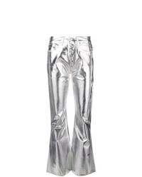 Silver Flare Jeans