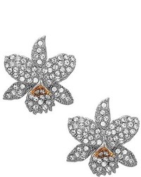 Nina Floral Crystal Stud Earrings