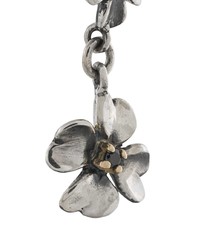 Ugo Cacciatori Flower Pendant Black Diamond Earrings