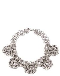 424 Fifth Floral Mesh Collar Necklace