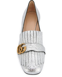 Gucci Marmont Fringed Loafers