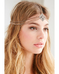 Forever 21 Chained Etched Pendant Head Piece