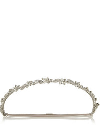 Jennifer Behr Amelia Rhodium Plated Swarovski Crystal Headband