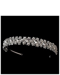 Melissa Kay Collection Silver Tone Rhinestone Crystal Bridal Wedding Bridal Headband Tiara