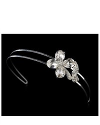Melissa Kay Collection Silver Tone Rhinestone Crystal Flower Wedding Bridal Headband Tiara