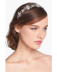 Nina Pipina Crystal Flower Headband Silver