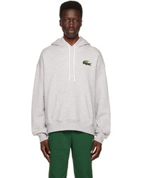 Lacoste Gray Relaxed Fit Hoodie