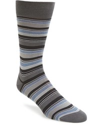 Bugatchi Big Or Small Stripe Socks
