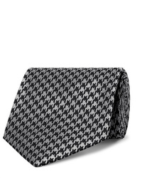 Silver Houndstooth Tie