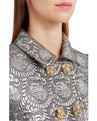 Dolce & Gabbana Dolcegabbana Metallic Jacquard Caban Jacket