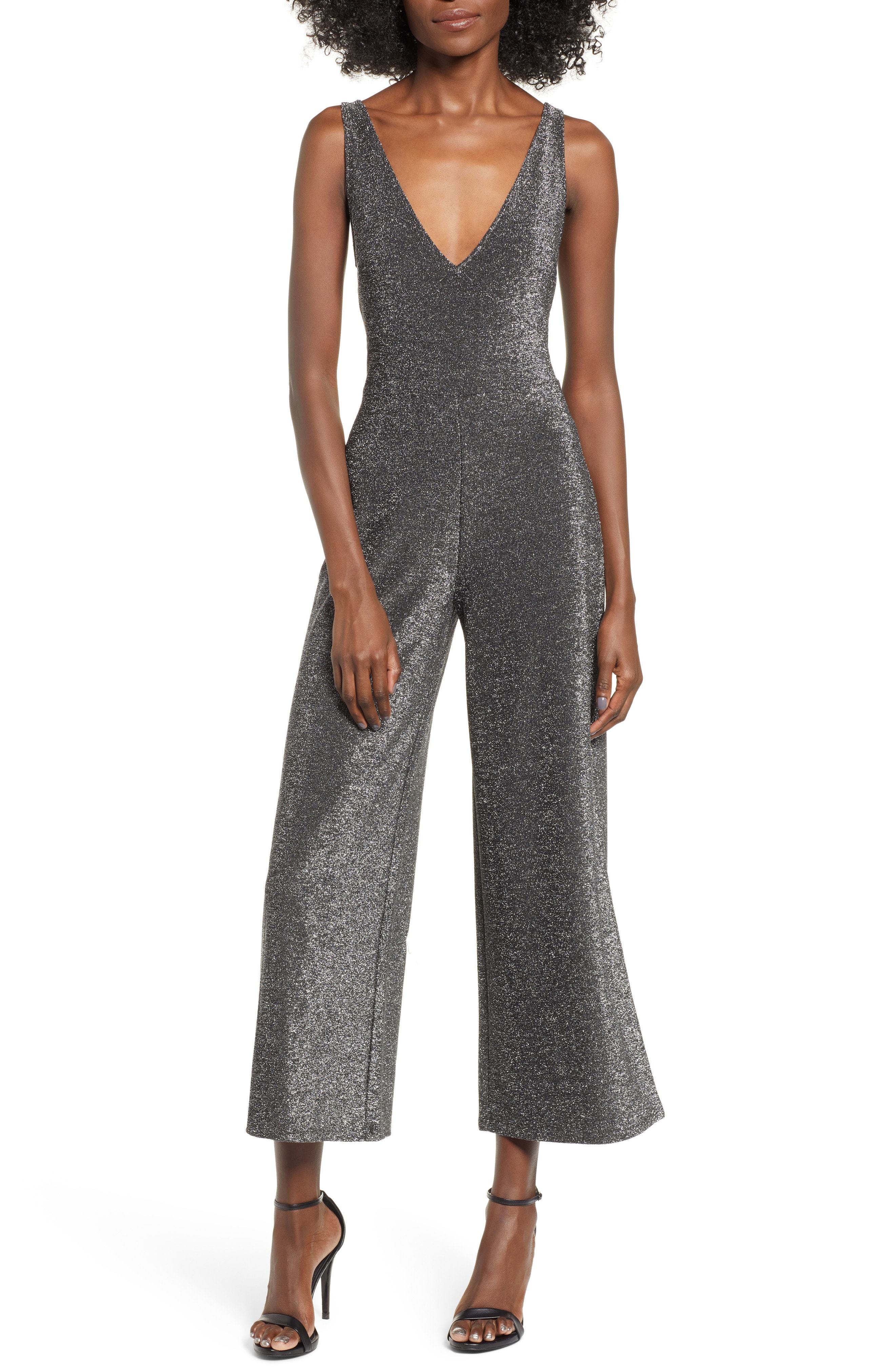 nordstrom silver jumpsuit