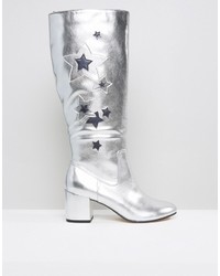 Asos Cl Star Knee High Boots