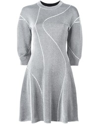 Silver Knit Dress