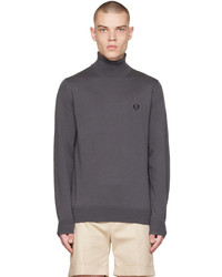 Fred Perry Gray Roll Neck Turtleneck