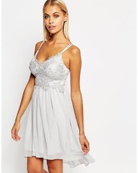 Silver Lace Dress