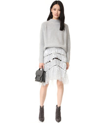 Zimmermann Adorn Crystal Lace Miniskirt
