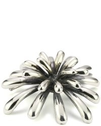 Zina Sterling Silver Fireworks Pin In Oxidized Silver