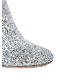 80mm Nicole Glittered Ankle Boots