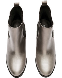 H&M Chelsea Style Boots Graymetallic Ladies