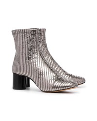 Isabel Marant Datsy 50 Calf Leather And Lamb Skin Boots