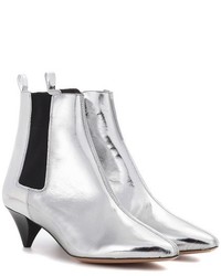 Isabel Marant Dawell Metallic Leather Ankle Boots